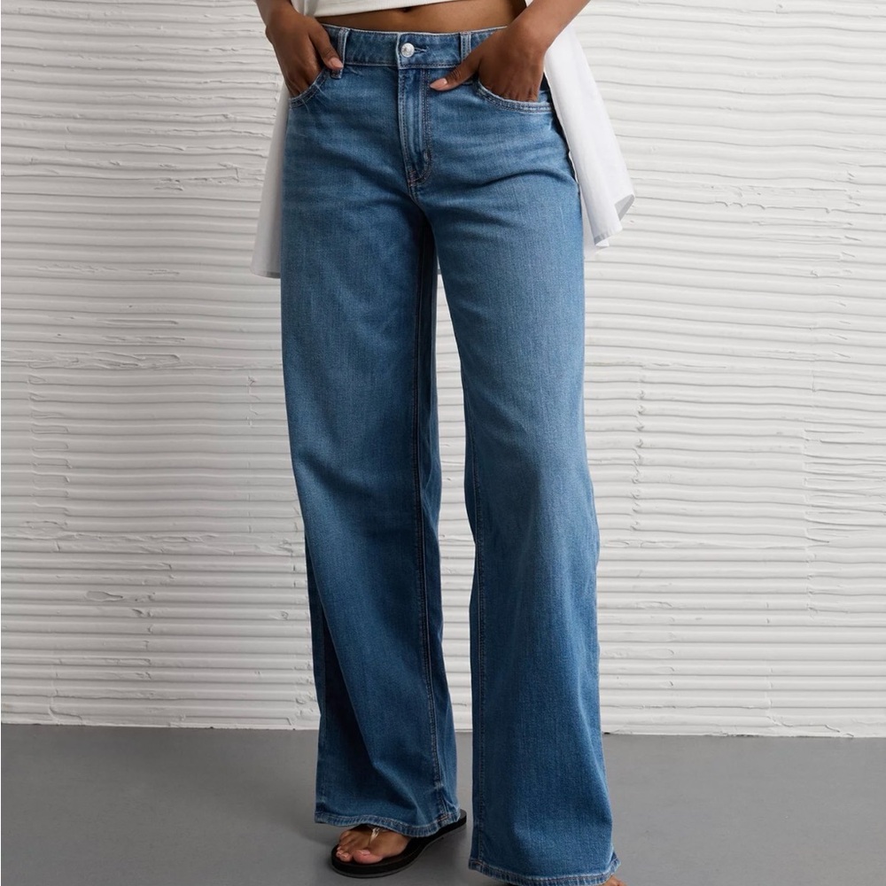 American Eagle Wide-Leg Baggy Jean
